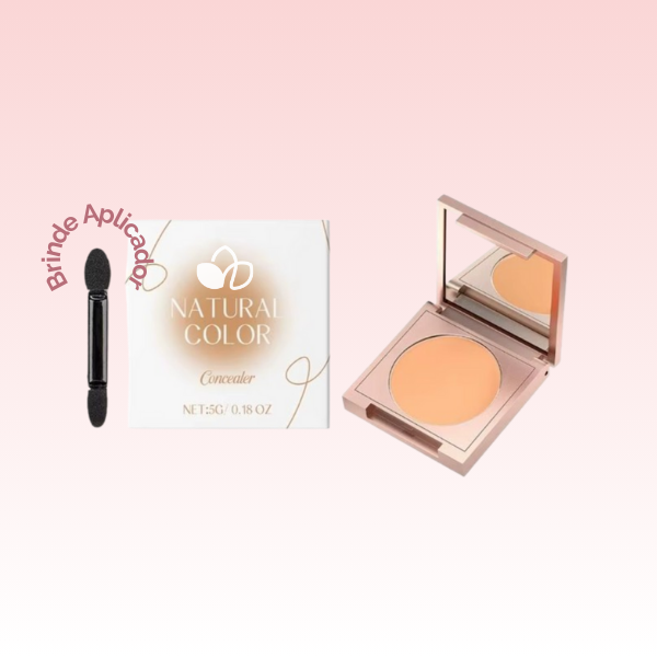 Base Corretiva Femme: Corretor de Olheiras, Ilumina e Neutraliza Tons Escuros + Brinde Aplicador