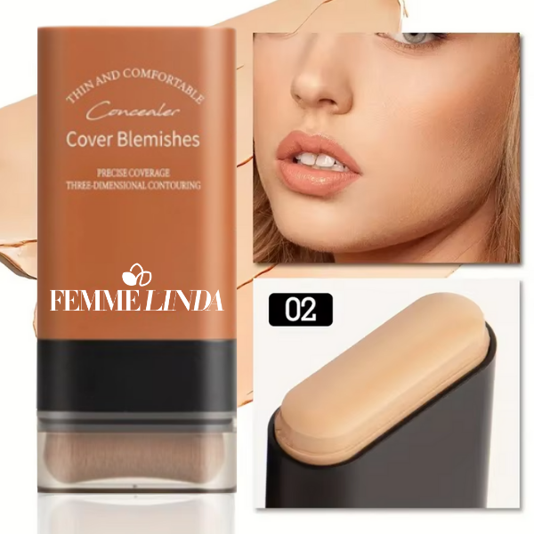 Base Femme: Base Reparadora em Bastão com Efeito Natural