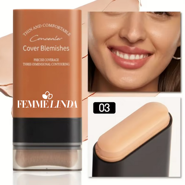 Base Femme: Base Reparadora em Bastão com Efeito Natural