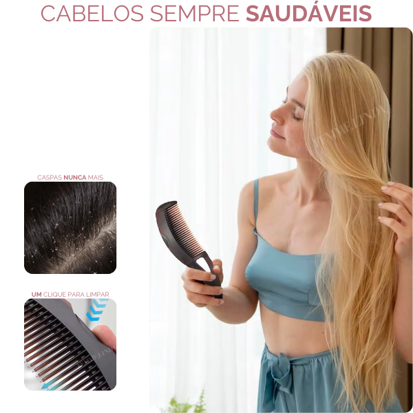 CleanBrush: Escova Anti Caspa e Bactérias