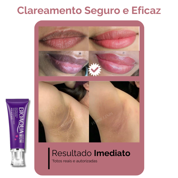 Bioaqua Intimus: Creme Clareador Natural para Corpo e Partes Íntimas
