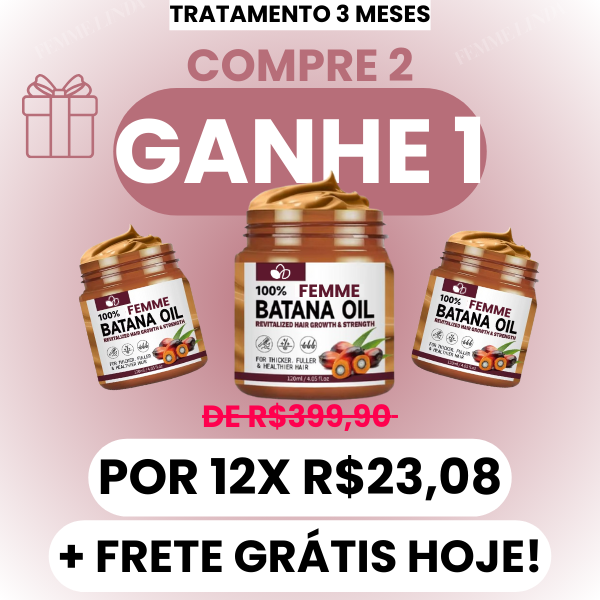 Femme Batana Oil: Creme Para Crescimento Intenso e Natural Dos Fios
