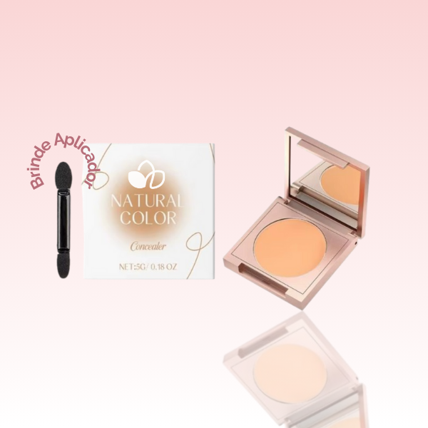 Base Corretiva Femme: Corretor de Olheiras, Ilumina e Neutraliza Tons Escuros + Brinde Aplicador