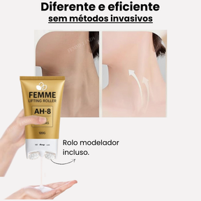 Femme Lifting Roller: Creme de Firmeza, Elasticidade e Juventude para o Pescoço e Rosto