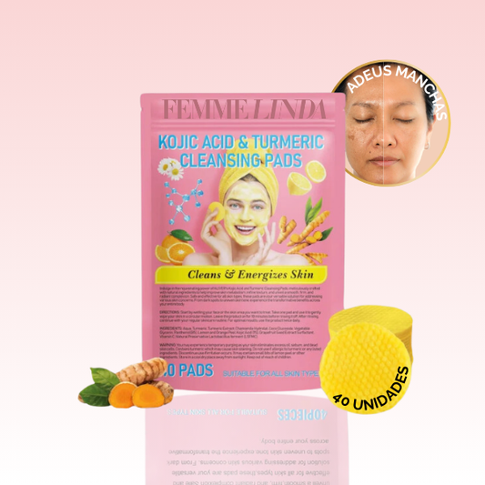 Femme Glow: Esponja Coreana com Remoção de Manchas de Envelhecimento